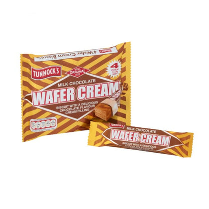 Tunnock's Chocolate Wafer Biscuits 4 Pack 96g