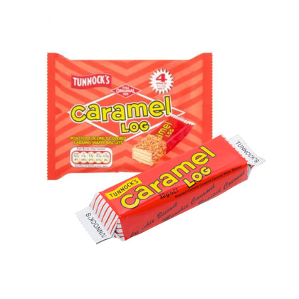 Tunnock's Chocolate Caramel Wafer Biscuits 4 Pack 120g