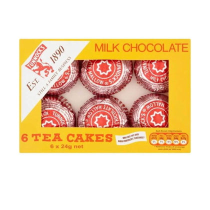 Tunnock's Milk Chocolate Tea Cakes 6 Pack 144g