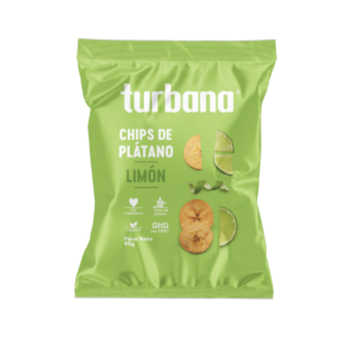Turbana Plantain Chips Lime 95g