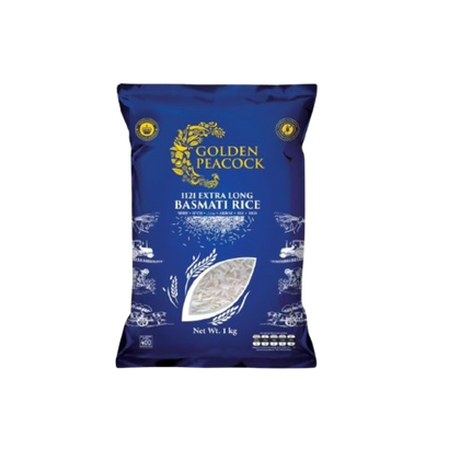 GOLDEN PEACOCK BASMATI RICE 1KG