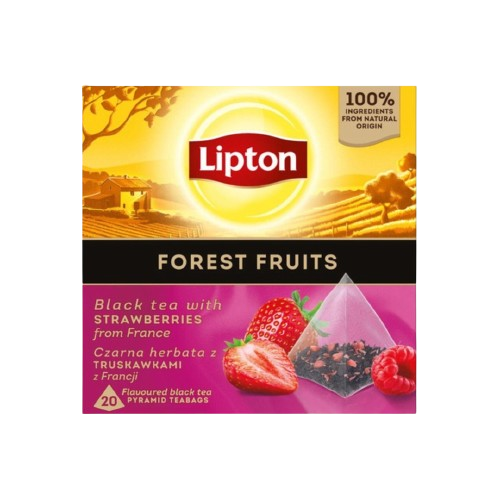 Lipton Forest Fruits Black Tea 20 Bags