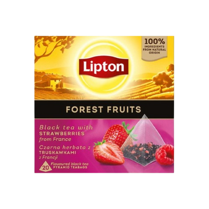 LIPTON BLACK TEA FOREST FRUIT 20TB