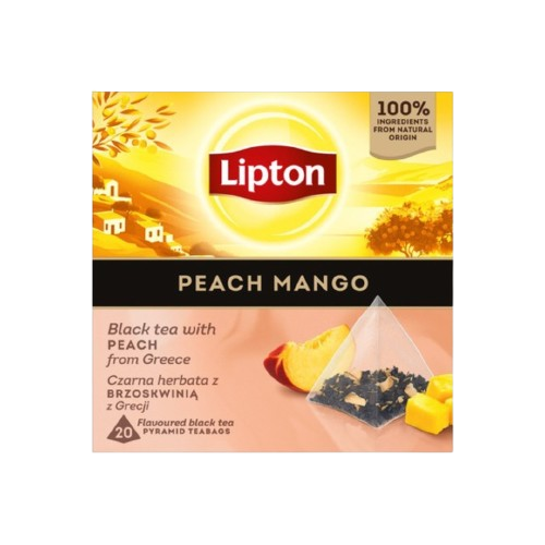 Lipton Peach Mango Black Tea 20 Bags