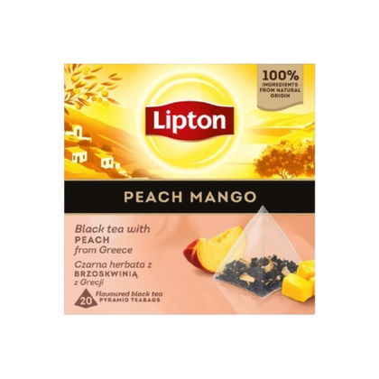 LIPTON BLACK TEA PEACH AND MANGO 20TB