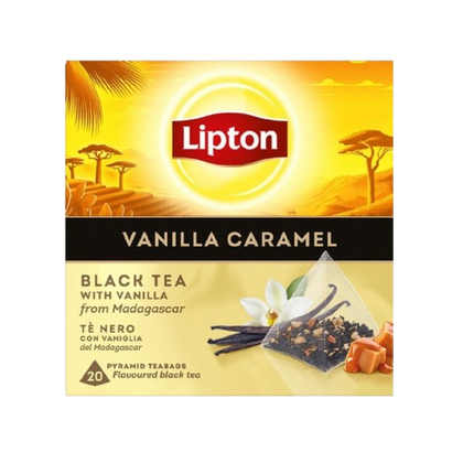 LIPTON BLACK TEA CARAMEL / VANILLA 20TB