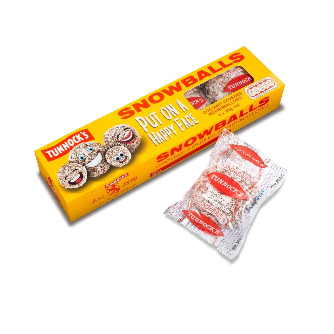 Tunnock's Snowballs 4 Pack 120g