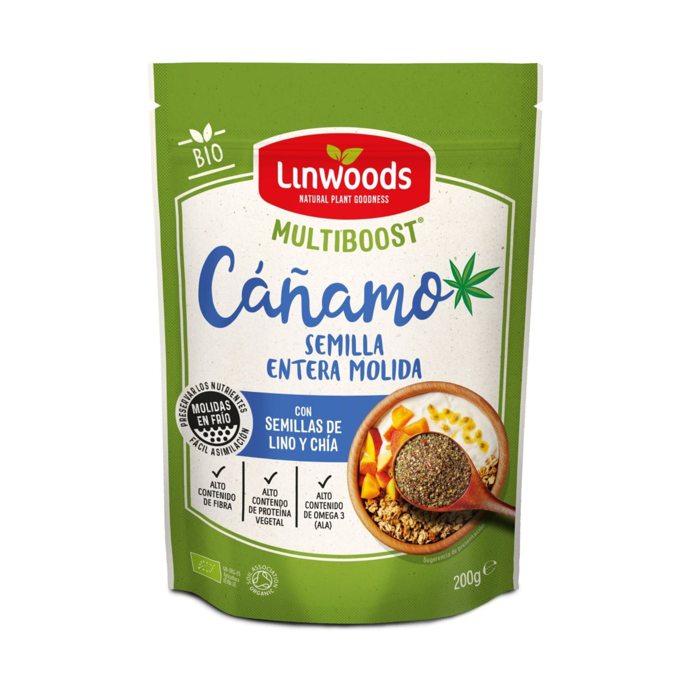 Linwoods Milled Hemp, Flax & Chia Seeds 200g