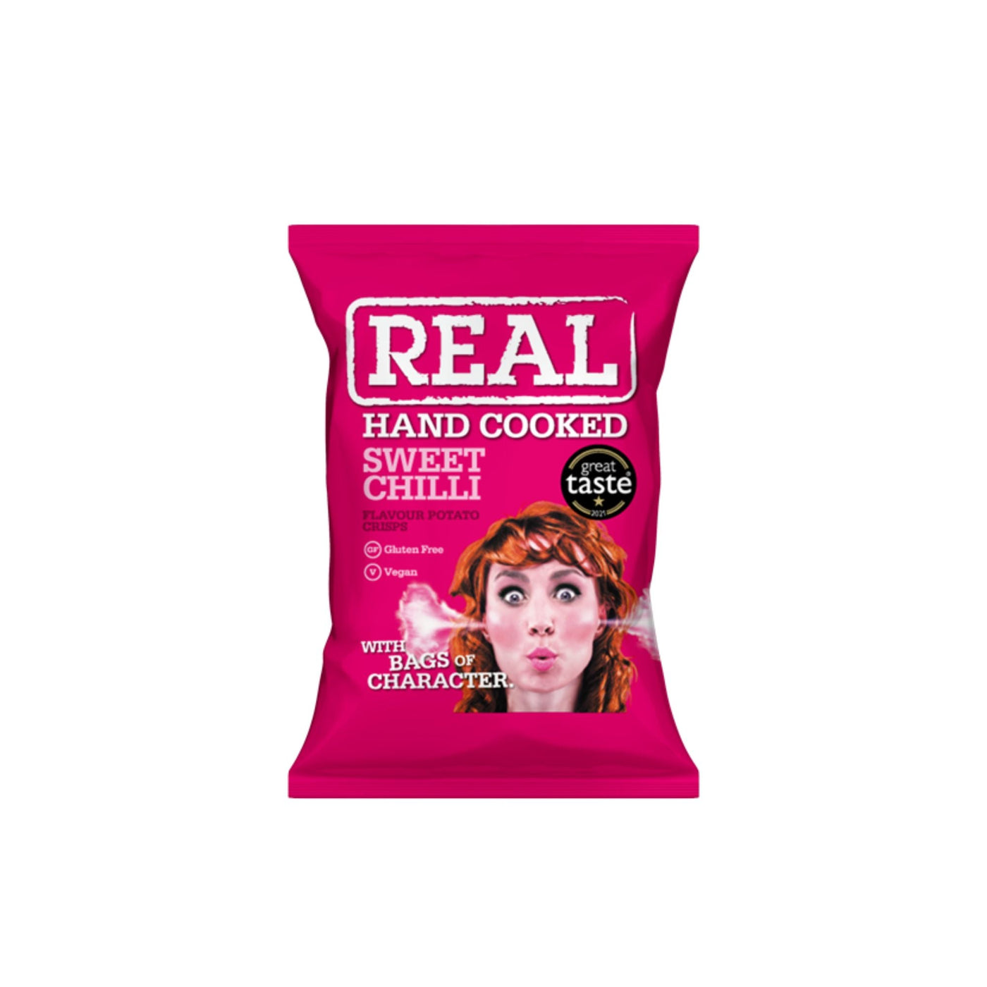 Real Sweet Chilli Hand Cooked Crisps 150g