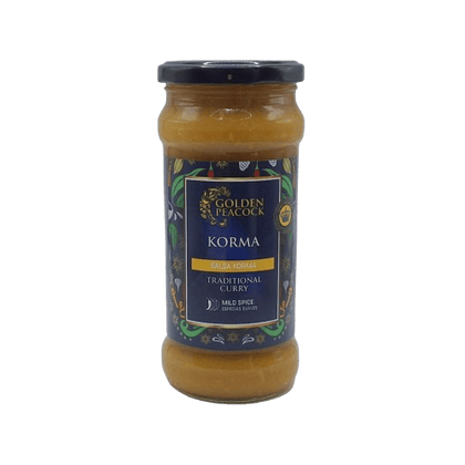 GOLDEN PEACOCK KORMA SAUCE JAR 350 GR
