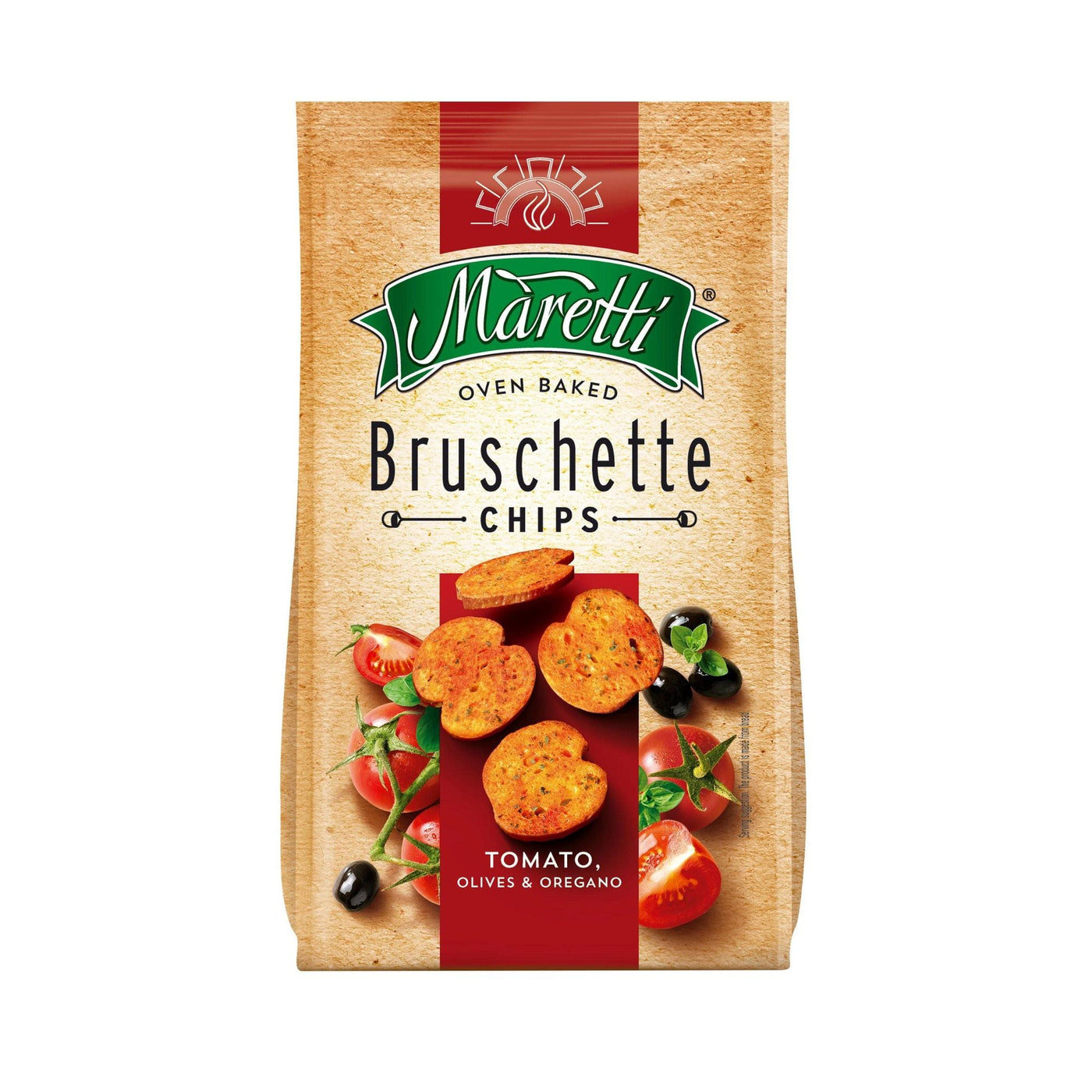 Maretti Tomato, Olive & Oregano Bruschette Crackers 150g