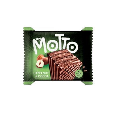 MY MOTTO HAZELNUT AND CHOCOLATE BISCUIT