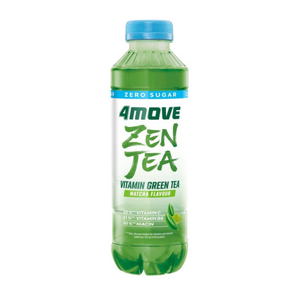 4Move Zen Tea Green Tea & Matcha Sugar-Free 556ml