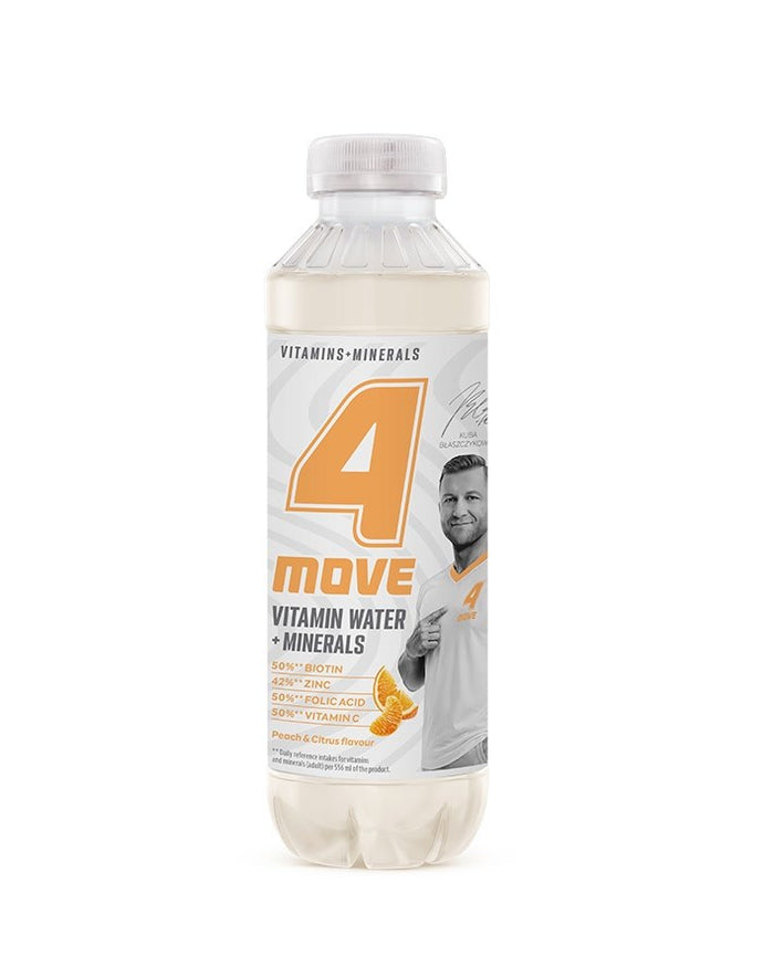 4Move Vitamin Water Peach & Citrus 556ml