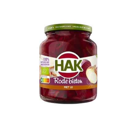 HAK ORGANIC BEETROOT WITH ONION 355G