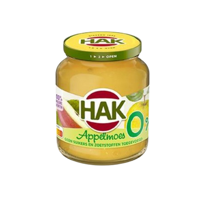 HAK APPLE PURÉE 0% 350G