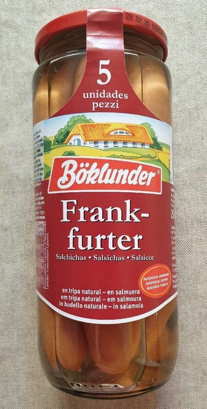 Boklunder Frankfurter Sausages 5 x 250g