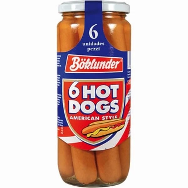 Boklunder Salchichas para hot dog 6 x 300g