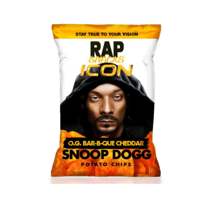 Rap Snacks Snoop Dogg BBQ Cheddar Chips 71g