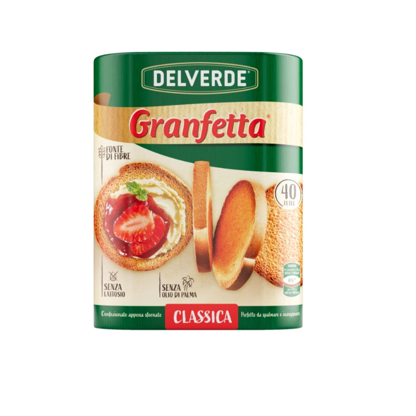 Delverde Granfetta Toasted Bread 300g