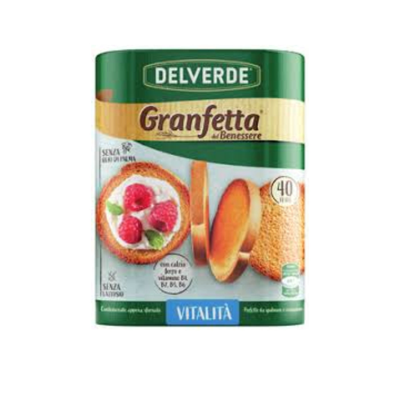 Delverde Granfetta Vitality Toasted Bread 300g