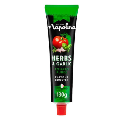 NAPOLINA TOMATO PASTE WITH HERBS & GARLIC 130G
