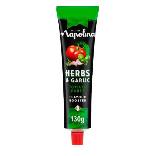 NAPOLINA TOMATO PASTE WITH HERBS & GARLIC 130G