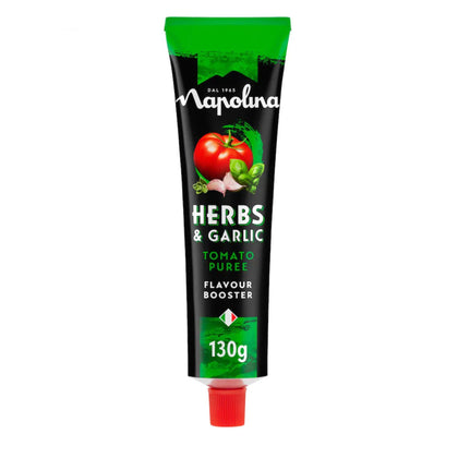 NAPOLINA TOMATO PASTE WITH HERBS & GARLIC 130G