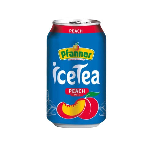 Pfanner Peach Ice Tea Can 330ml