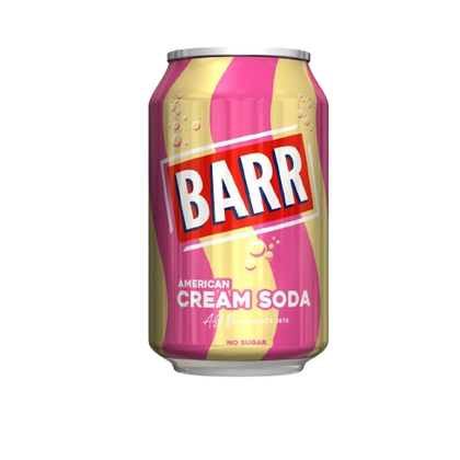 BARR CREAM SODA CAN 33CL