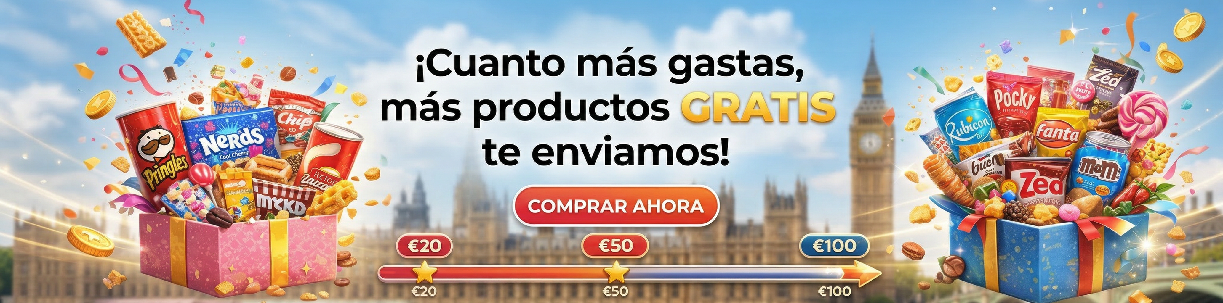 Más gastas, más productos gratis