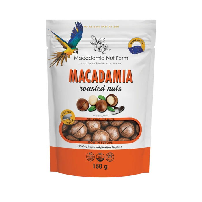 Nueces de macadamia tostadas con cáscara 150g